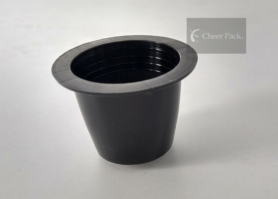 أسود اللون المعوية المغلفة آلة القهوة إعادة الملء كبسولات سعة فارغة 8 غرام