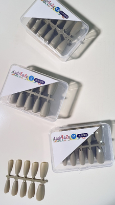 جودة  Lady French Style Artificial False Nails Half Tips And Full Cover False Nail Tips مصنع