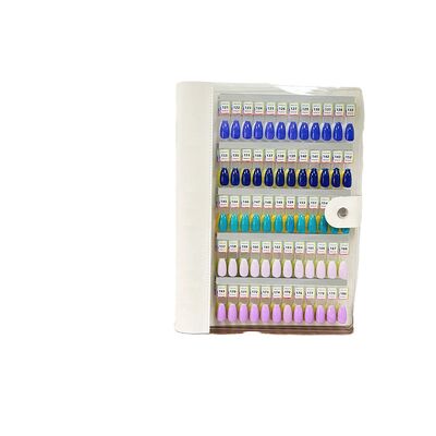 جودة  Magnetic Acrylic Color Card Book for Nail Art Preform Tool for Creating Style with Polish Glue Display Sample مصنع