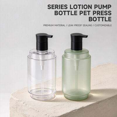 جودة  470ml PET Lotion Pump Bottle | 28 Thread Custom Cosmetic Packaging | Food-grade recyclable PET, leak-proof, custom color & logo for shampoo, body wash and skincare bulk packaging مصنع