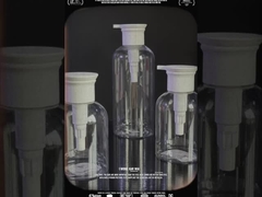 أوم 200ml 300ml 500ml تعبئة بلاستيكية مخصصة غسل اليدين زجاجة شامبو سائل