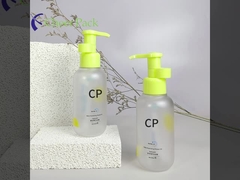 زجاجة شامبو مستديرة تحتية عبوة مطبخ زجاجة زيت الحمام الزجاجة البلاستيكية غسيل واستحمام