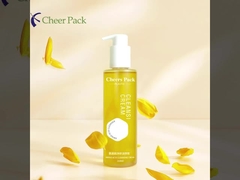 الزيت الأساسي للجسم عبوة تعبئة 150ml 210ml واضحة البلاستيكية المخصصة شامبو مستحضر زيت الشعر مضخة بو