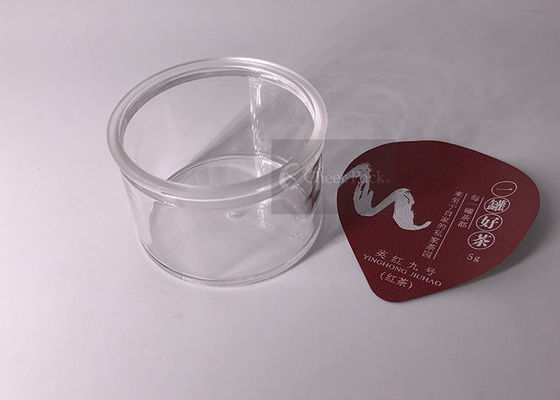 المهنية شفافة بلاستيكية صغيرة كونتاسينرز 35 جرام لتغليف الشاي