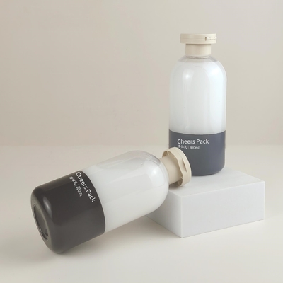 زجاجة شامبو ملونة مخصصة PET 200ml 300ml 500ml زجاجة شامبو ضغط