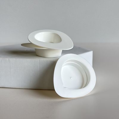 أكواب مستحضرات تجميل PP للاستعمال مرة واحدة سعة 3.5 مل و 5.5 مل مع أغطية من رقائق الألومنيوم