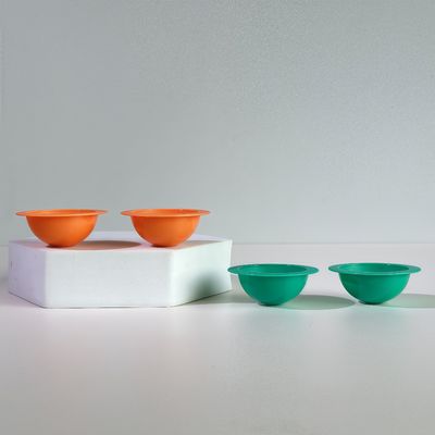 كوب هلامي نصف كروي من البولي بروبلين سعة 10 مل لمستحضرات التجميل قابل للتخصيص