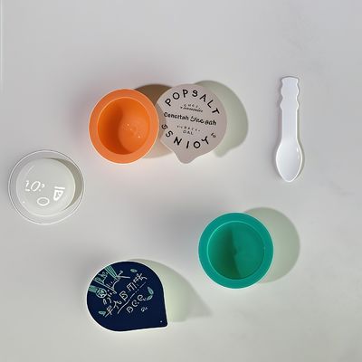 كوب هلامي نصف كروي من البولي بروبلين سعة 10 مل لمستحضرات التجميل قابل للتخصيص