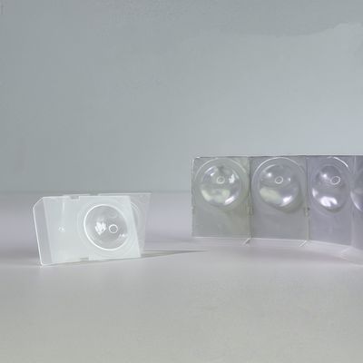 كؤوس بلاستيكية من البلاستيك 0.2غ سعة مع غطاء من ورق الألومنيوم