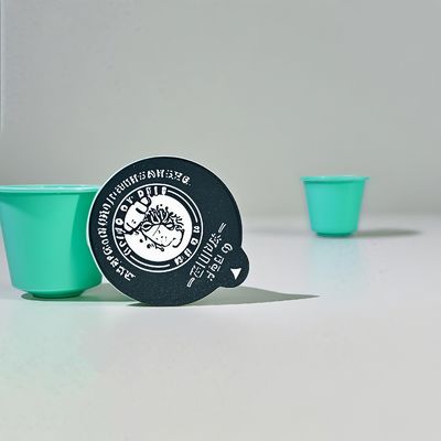 أكواب بلاستيكية PP للاستعمال مرة واحدة سعة 10 مل مع أغطية من رقائق الألومنيوم