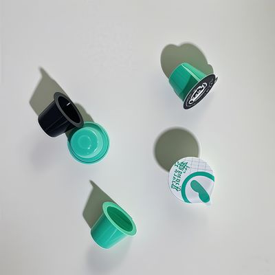 أكواب بلاستيكية PP للاستعمال مرة واحدة سعة 10 مل مع أغطية من رقائق الألومنيوم