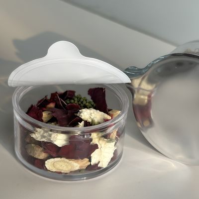 30 مل كوب بلاستيكي PP / PS مع غطاء من ورق الألومنيوم لتعبئة الأغذية