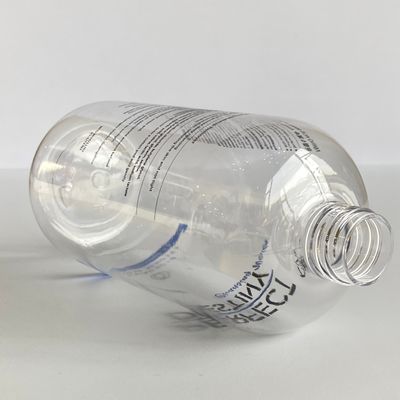 الزجاجة المطبوعة من البلاستيك مع غطاء للشامبو وغسيل الجسم