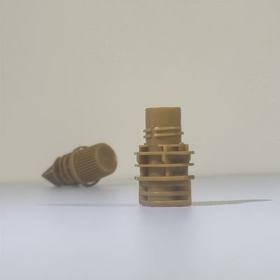 غطاء لولبي بلاستيكي من البولي إيثيلين بدرجة غذائية 10 مم مع أغطية صنبور علوية قابلة للطي وحافة آمنة لمنتجات الهلام للأطفال وتغليف أكياس مرنة