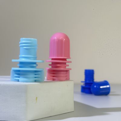 12 ملم رأس الرصاصات البلاستيكي PE الصف الغذائي القفص المتنقل للشامبو المنتجات التجميلية تغليف غطاء المسمار القفص للحقائب