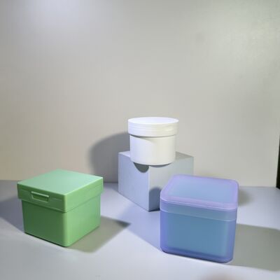 100 ورقة العناية بالبشرة قطن طابعة الطلب الجماعي أوعية بلاستيكية مع طابعة PP قابلة للإزالة الصف الغذائي للعلامات التجارية للمستحضرات التجميلية / OEM