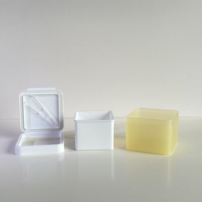 100 ورقة العناية بالبشرة قطن طابعة الطلب الجماعي أوعية بلاستيكية مع طابعة PP قابلة للإزالة الصف الغذائي للعلامات التجارية للمستحضرات التجميلية / OEM