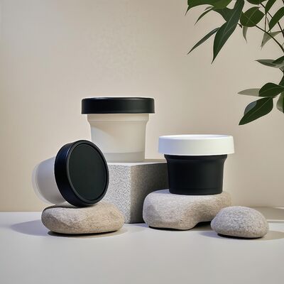 الدرجة الغذائية 50-120ml البلاستيكية أوعية PP مواد أساسية للحيوانات الأليفة للكريم التجميلي مستحضر الجسم وجبة خفيفة الحلوى الكوكيز الهلام الحليب التخزين