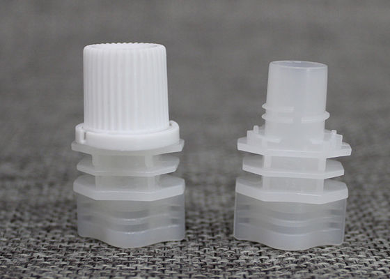 قبعات برغي البلاستيك ذات الثغرات 8.6 ملم متوافقة مع آلة تعبئة الأكياس