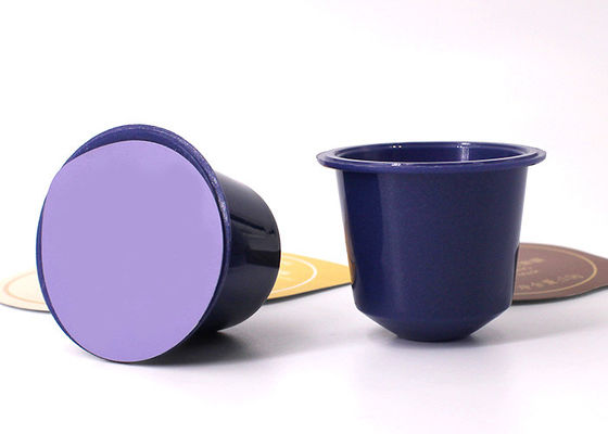 كبسولات قهوة فورية خالية من BPA خالية مع غطاء رقائق الألومنيوم اللاصق