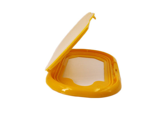 تغليف مناديل مبللة صفراء 109 مم غطاء بلاستيكي علوي
